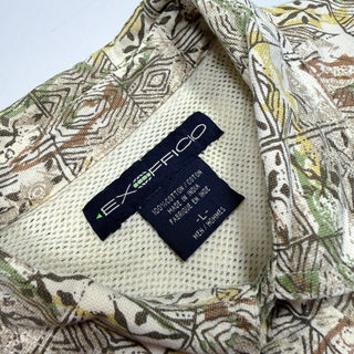 00's EXOFFICIO インドコットン 魚柄 s/s シャツ