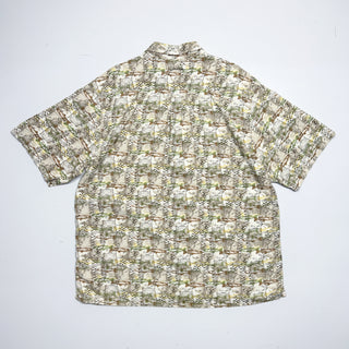 00's EXOFFICIO インドコットン 魚柄 s/s シャツ