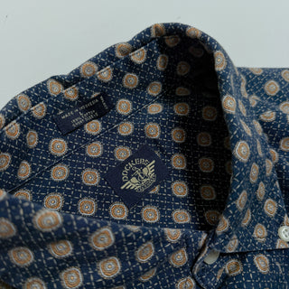 00's DOCKERS 小紋柄 ボタンダウン s/sシャツ