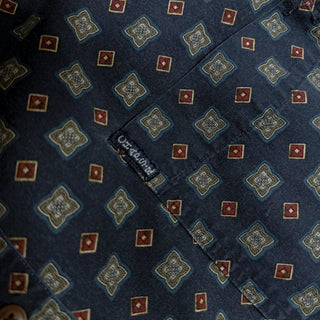 90's CHAPS RALPH LAUREN 総柄 s/sシャツ