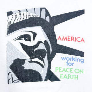 90's "made in USA" anvil アート プリント Tシャツ