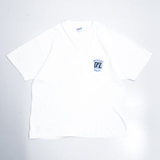 90's "made in USA" Hanes ポケット付き グラフィック プリント Tシャツ