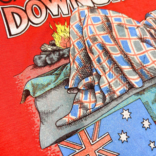 80's "made in USA" OUTBACK DOWNUNDER プリントTシャツ
