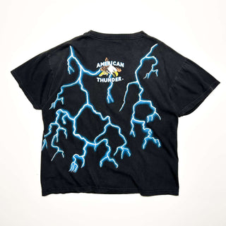 90's "AMERICAN THUNDER" アニマル プリントTシャツ