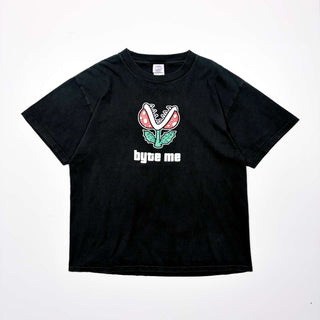 00's "made in USA" byte me パックン Tシャツ