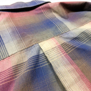 80's～90's van heusen オンブレチェック L/Sシャツ