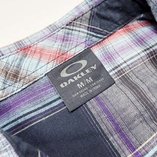00's OAKLEY 切替 チェック L/Sシャツ