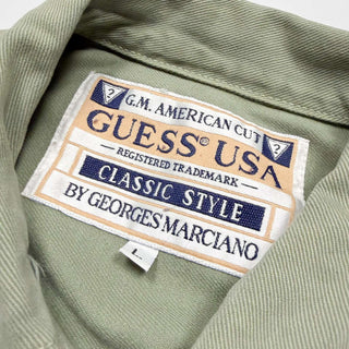 80's "made in USA" GUESS 2nd type ピスタチオデニム ジャケット