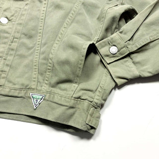 80's "made in USA" GUESS 2nd type ピスタチオデニム ジャケット