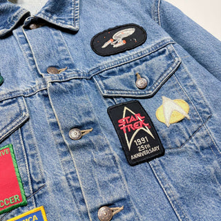90's ワッペン デニム ジャケット