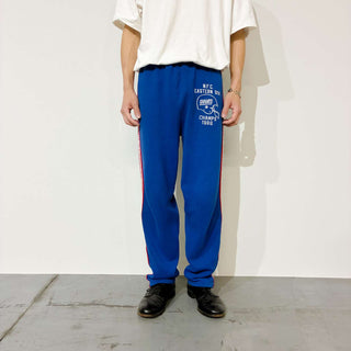 80's "made in USA" RUSSELL "NY GIANTS" サイドライン ドローコード スウェットパンツ