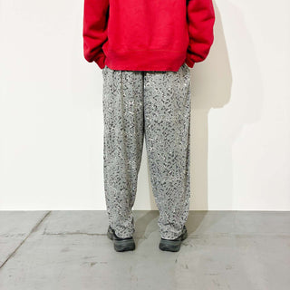 80's "made in USA" CALIFORNIA SPORT GEAR 総柄 テーパード イージーパンツ