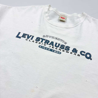 90's "made in USA" Levi's センターロゴ プリントTシャツ