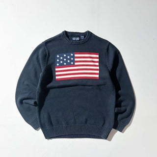 CHAPS 星条旗 コットンニット セーター