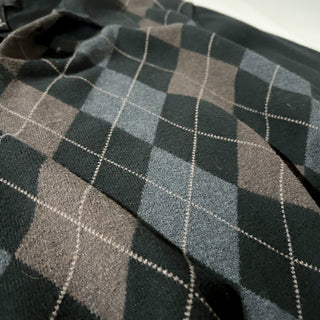 00's craft & Barrow アーガイル ニットポロ セーター