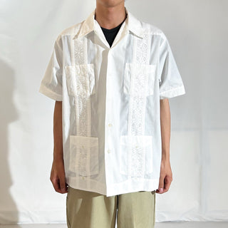 90's GUAYABERA キューバ S/Sシャツ