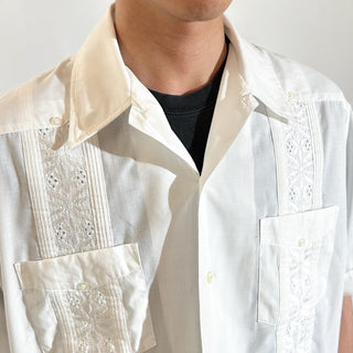 90's GUAYABERA キューバ S/Sシャツ