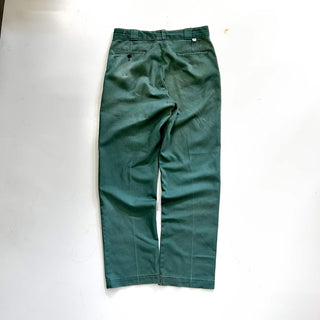 80's "made in USA" Dickies ペンキ ボロ 874 ワーク パンツ(グリーン)