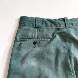 80's "made in USA" Dickies ペンキ ボロ 874 ワーク パンツ(グリーン)