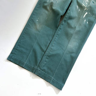 80's "made in USA" Dickies ペンキ ボロ 874 ワーク パンツ(グリーン)
