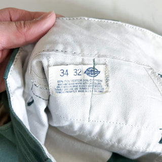 80's "made in USA" Dickies ペンキ ボロ 874 ワーク パンツ(グリーン)
