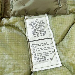 80's U.S.ARMY M-65 キルティング ライナージャケット