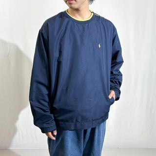 90's POLO GOLF RALPH LAUREN 裏メッシュ コンシーム シェル プルオーバー