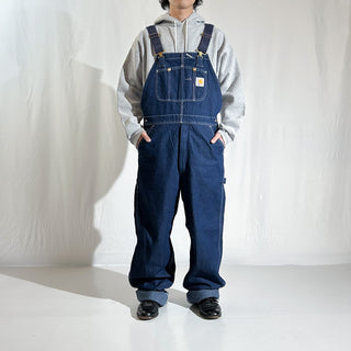 90's～00's Carhartt 濃紺 デニム オーバーオール