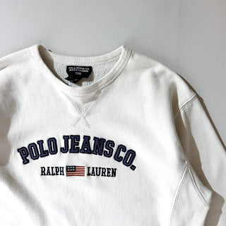 90's～00's POLO JEANS CO. RALPH LAUREN リバースウィーブタイプ ブランドネーム スウェット シャツ
