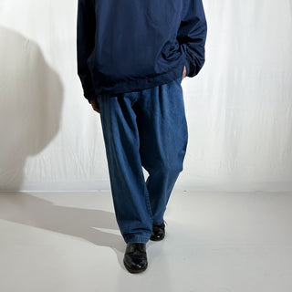 90's～00's "made in Dominican Republic" DOCKERS KHAKIS 2タック ワイド デニム スラックス