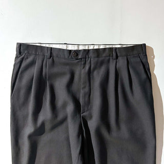 90's～ "made in ITALY" Zanella 2タック ワイド スラックス