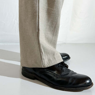 90's～ "made in dominican republic" Dockers Recode コットン×ウール グレージュ ２タック ワイド スラックス