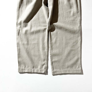 90's～ "made in dominican republic" Dockers Recode コットン×ウール グレージュ ２タック ワイド スラックス