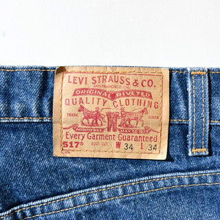 90's "made in USA" LEVI'S 517 フレア デニム パンツ