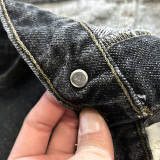 90's "made in USA" Levi's 505 先染め ブラック デニム パンツ(34×32)
