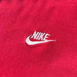 90's "made in USA" NIKE "極太アーム" ボロ ワンポイント スウッシュ スウェット シャツ