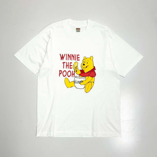 90's "WINNIE THE POOH" キャラクター プリントTシャツ