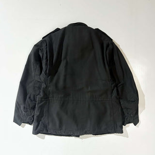 "made in USA" ALPHA INDUSTRIES M-65タイプ ブラックフィールドジャケット