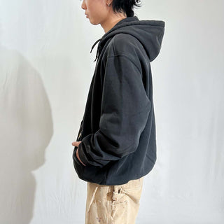 Carhartt "rain defender" ブラック フェード フルジップ スウェット パーカ