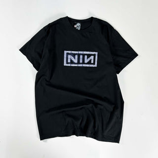 00's Giant Nine Inch Nails バンド ロゴ プリント Tシャツ