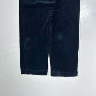90's～ OLD RALPH LAUREN "PRESTON PANT" ダークネイビー コーデュロイ パンツ