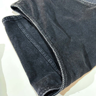 90's ARIZONA "SWITCHING" コーデュロイ×デニム ベスト (ブラック)