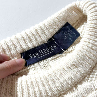90's "made in USA" Van Heusen 格子模様 ニット セーター