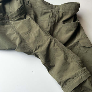 00's Colombia オリーブ 2way リップストップ カーゴ パンツ