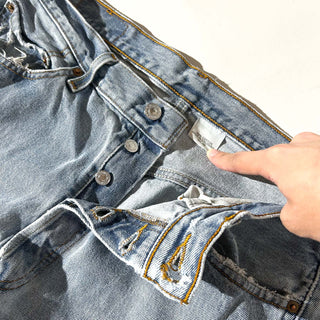 00's Levi's 501 ペンキ ボロ ダメージ デニム パンツ
