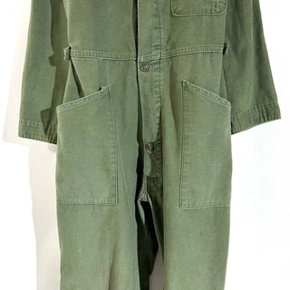 80's U.S.ARMY コットンサテン ユーティリティ オールインワン (LARGE)