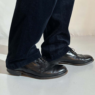 90's～ OLD RALPH LAUREN "PRESTON PANT" ダークネイビー コーデュロイ パンツ