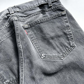 80's～ "made in USA" Levi's 505-0259 "先染め" ブラック デニム パンツ