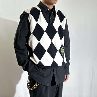 00's RALPH LAUREN "classic fit" ブラック ボタンダウン L/Sシャツ