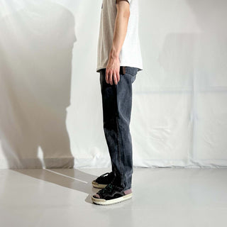 00's RUSTLER ストレート ブラック デニム パンツ